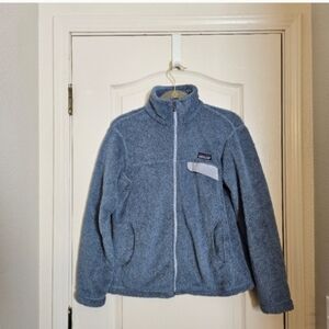 Patagonia Sky Blue Zip-Up Fleece JacketI Sz M